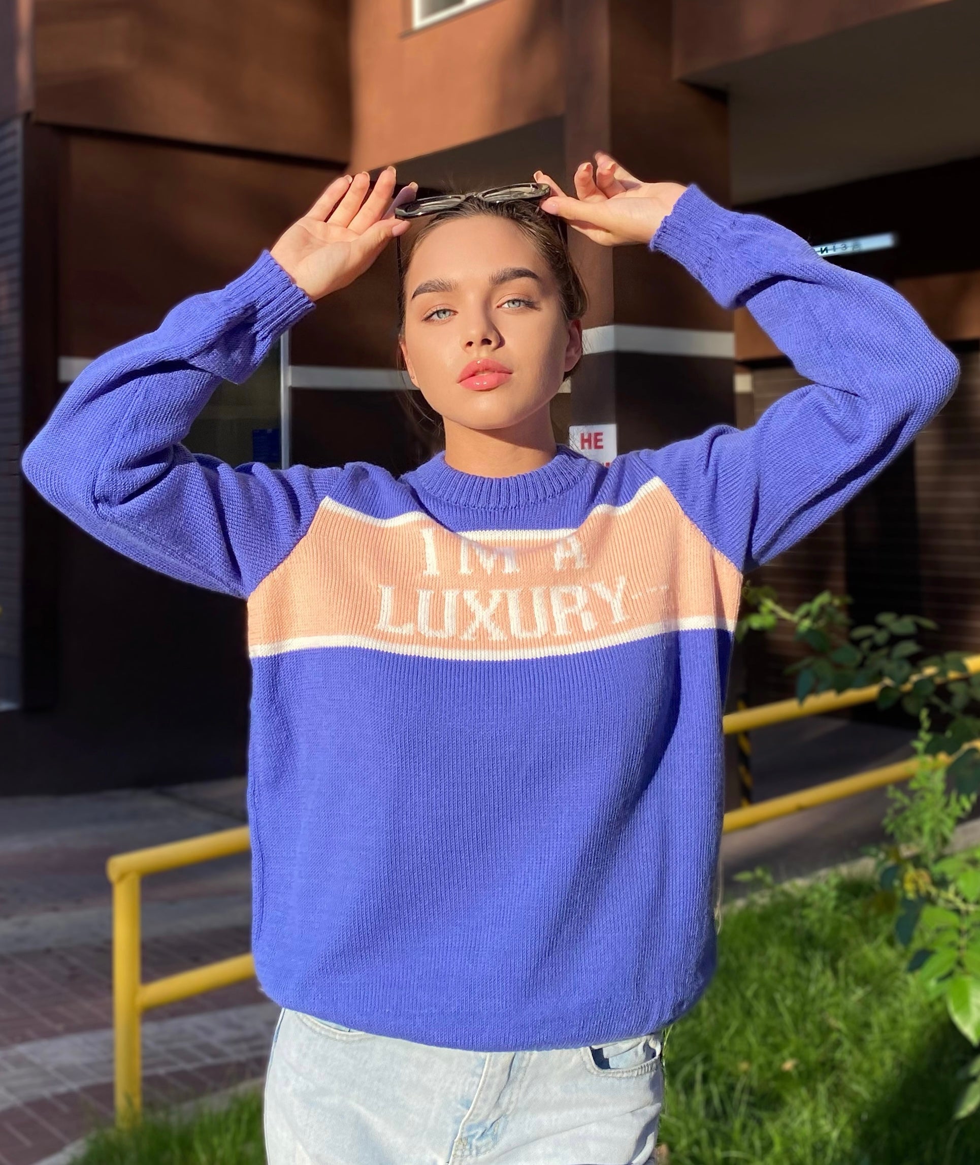 I'm Luxury Few Can Afford Merino Wool Sweater — Princess Diana Inspired Handmade 90s Knit Jumper