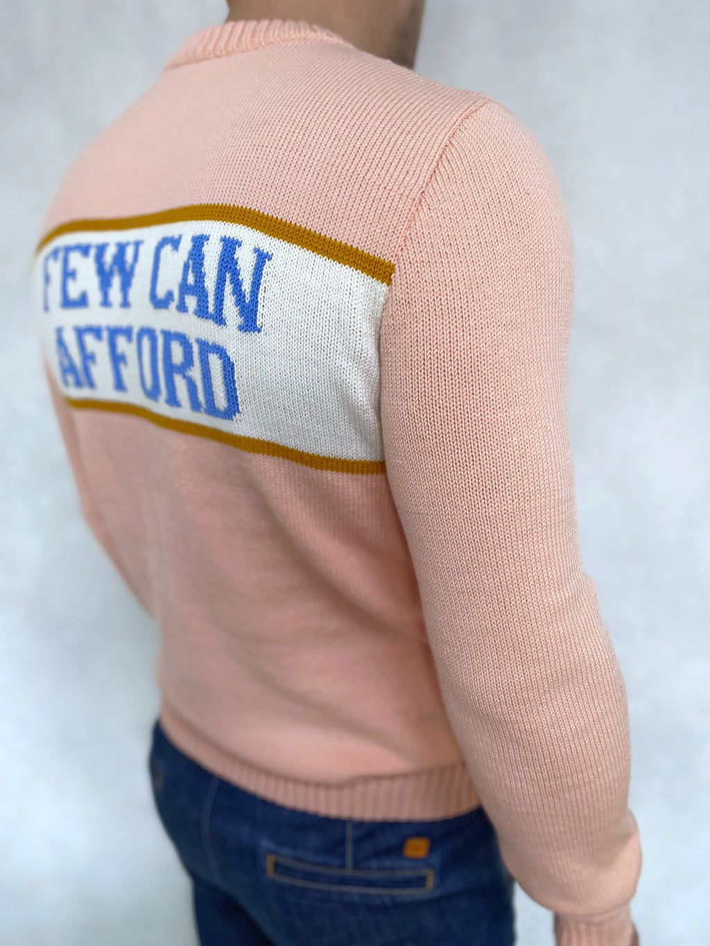 I'm Luxury Few Can Afford Merino Wool Sweater — Princess Diana Inspired Handmade 90s Knit Jumper