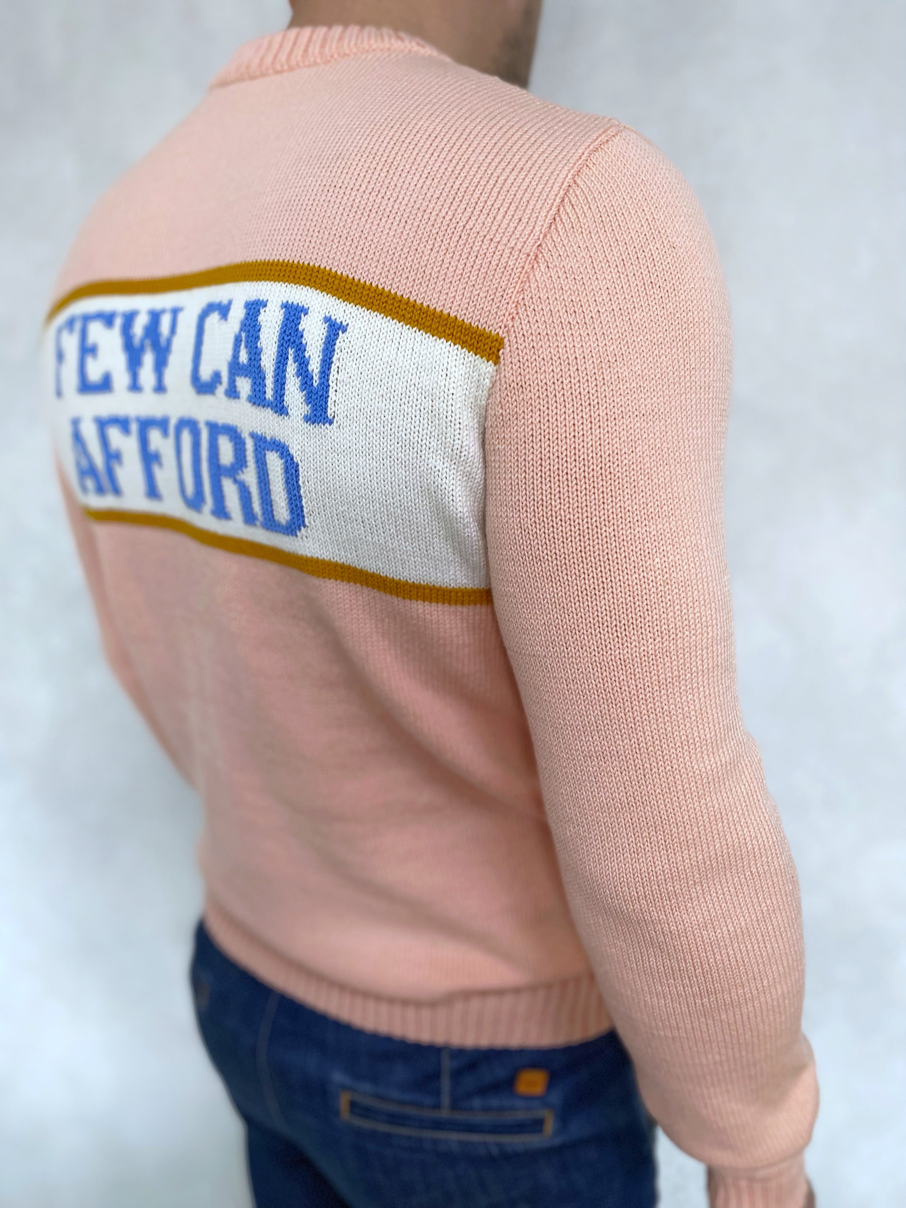 I'm Luxury Few Can Afford Merino Wool Sweater — Princess Diana Inspired Handmade 90s Knit Jumper