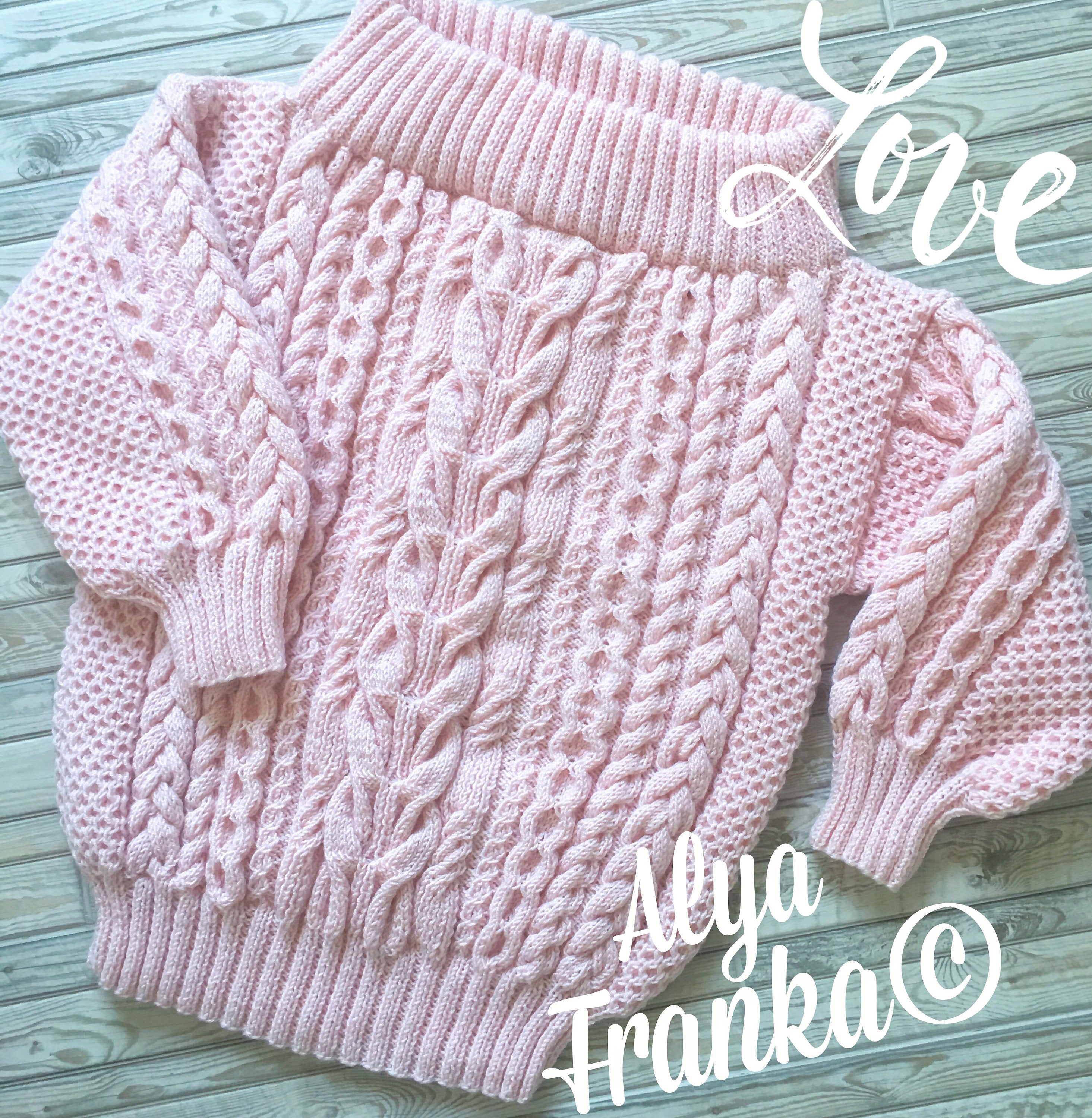 Cable knit pastel milk cream off the shoulder sweater wool for women Handmade oversize white pullover One shoulder cotton merino wool