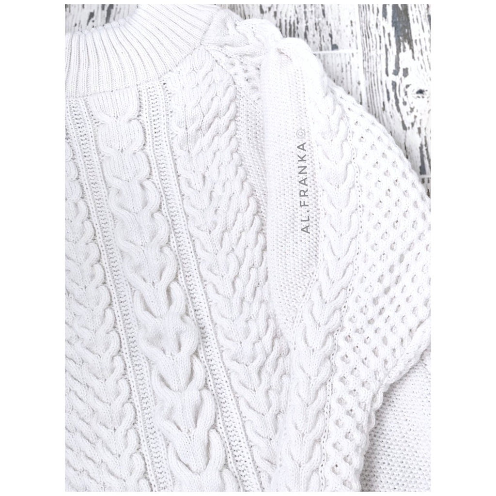 White off shoulder hand knit sweater dress/bohemian sweater dress/off shoulder white dress/white knit tunic/braid chunky sweater