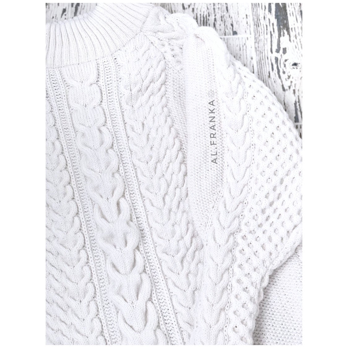 White off shoulder hand knit sweater dress/bohemian sweater dress/off shoulder white dress/white knit tunic/braid chunky sweater