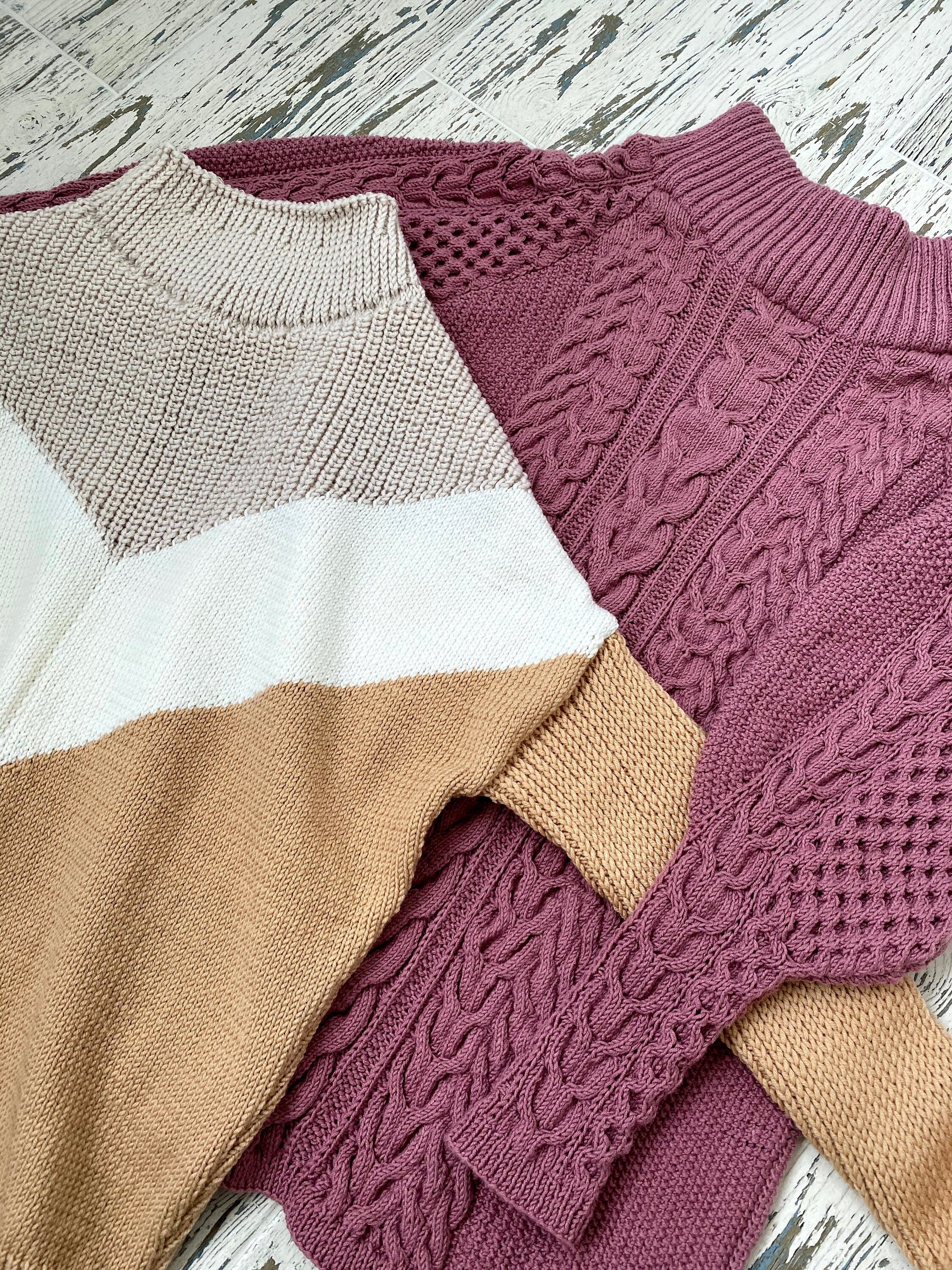 Beige merino wool Sweater Oversize Knit Sweater Soft Cozy Cardigan High Neck Sweater Merino Knit Jumper Turtleneck merino
