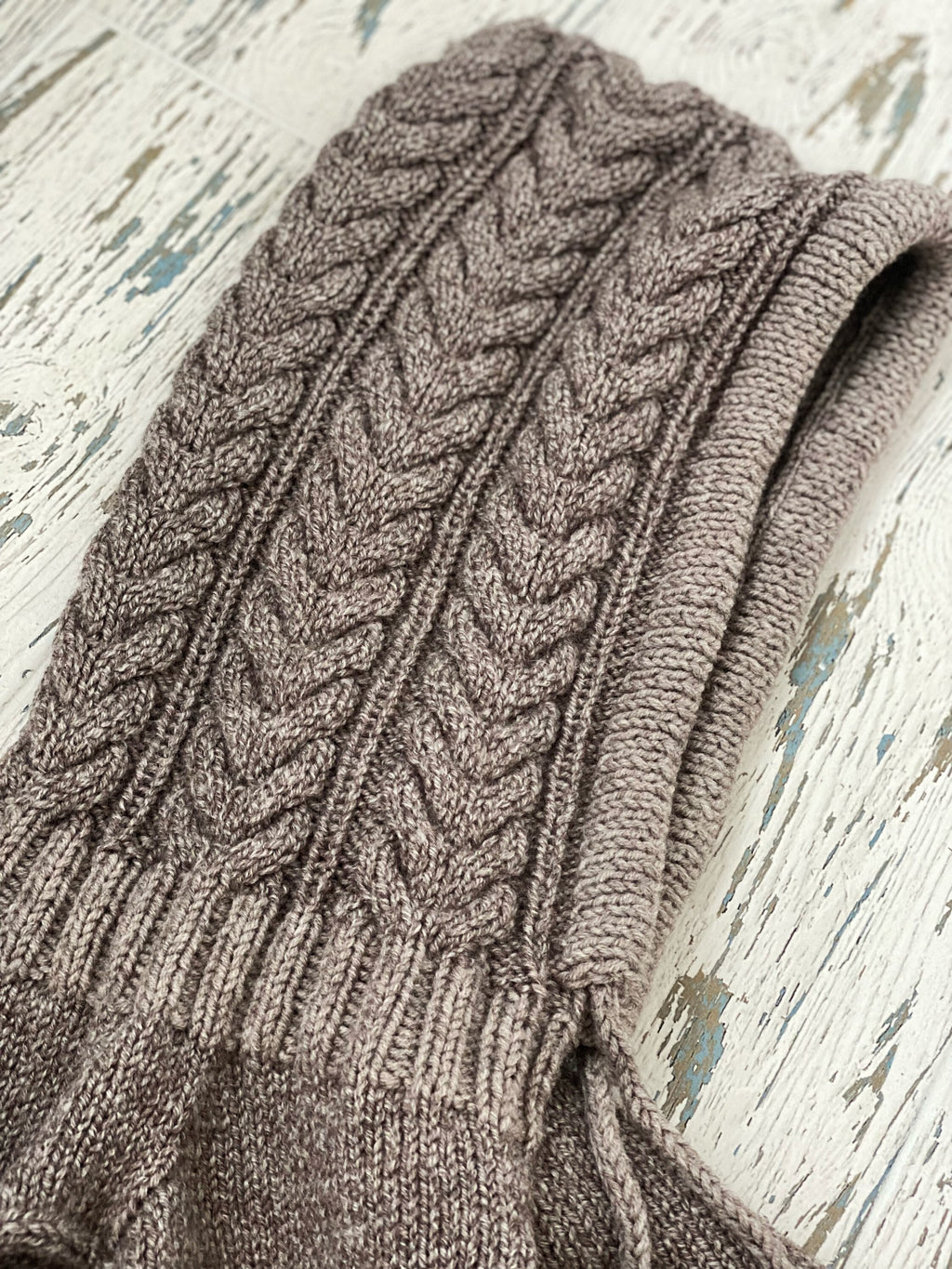 Knit Wool Hooded Scarf Kapor Shirt Hand Knitted balaclava hat Wool Knit Snood Wool Shrug Winter hat scarf Winter gift for her