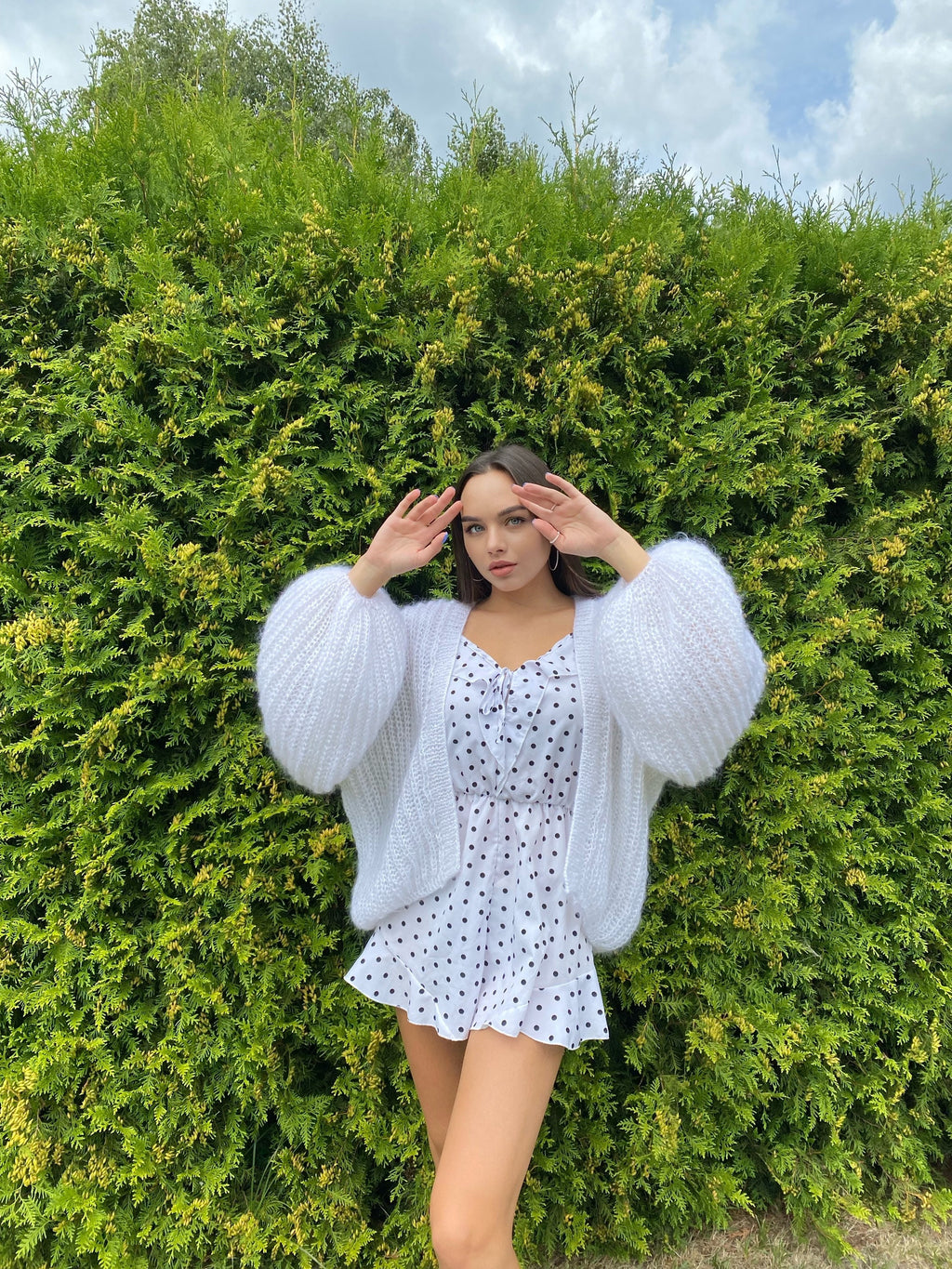 Knit short mohair cardigan Mohair bolero Wedding Cardigan Wool fluffy cape Bridal jackets hawl Knitted jacket Chunky knit cardigan
