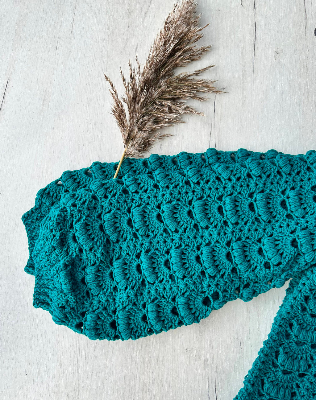 Knit green one shoulder pulover sweater Сrochet cotton blouse Crochet boho emerald sweater Sweater open shoulders summer sweater women