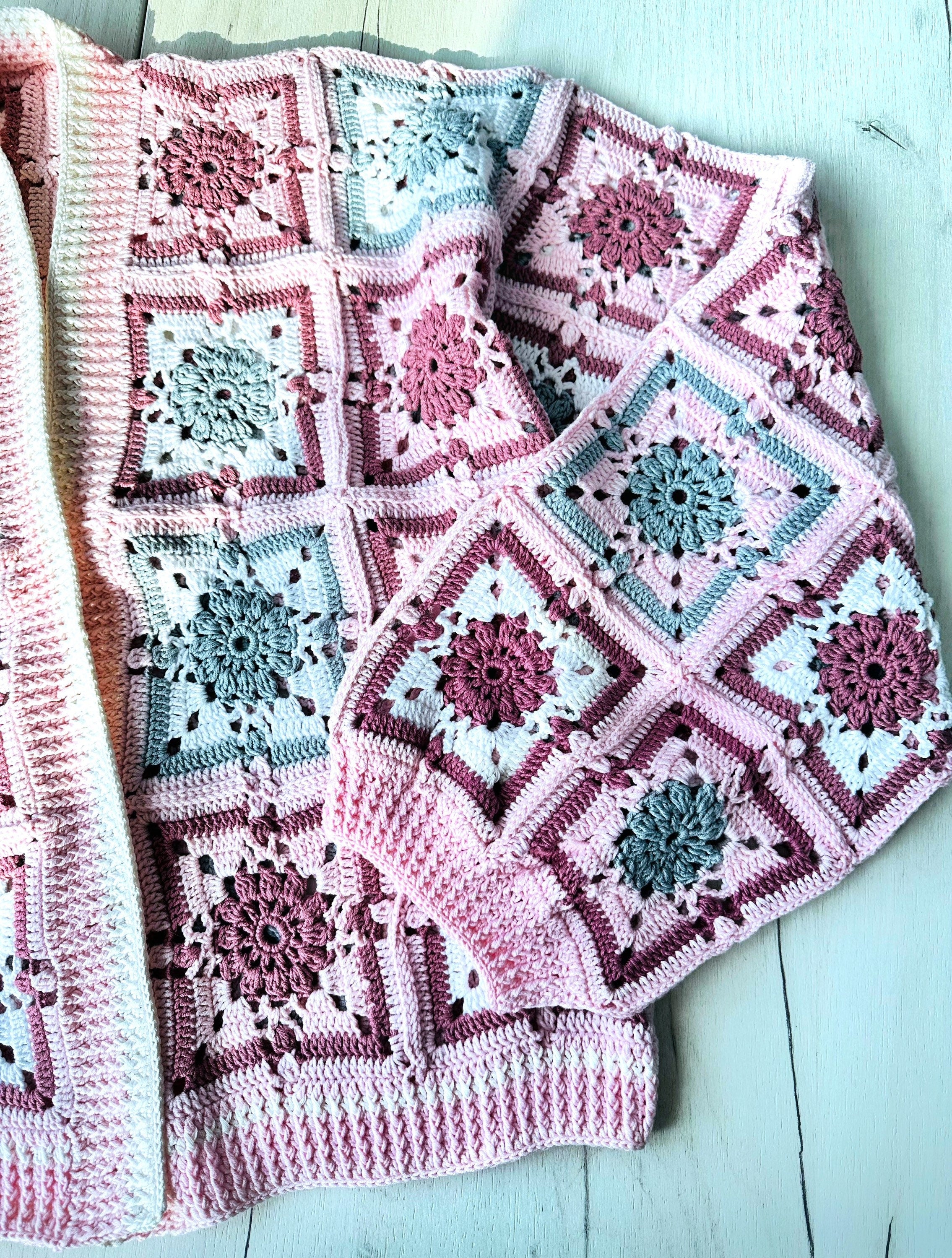 Crochet colorful cardigan Crochet granny square cardigan Patchwork sweater women Jacket Crochet coat Boho cardigan Afghan Coat Festival