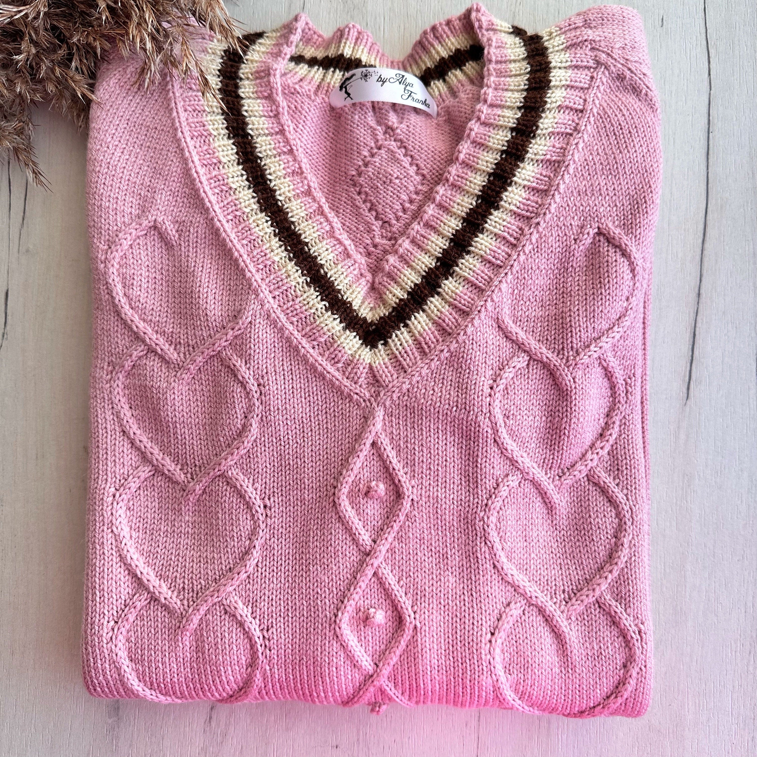 Wool knit Varsity sweater school cardigan national school crafters University style Baggy pullover Scandinavian minimalist style Gif for her