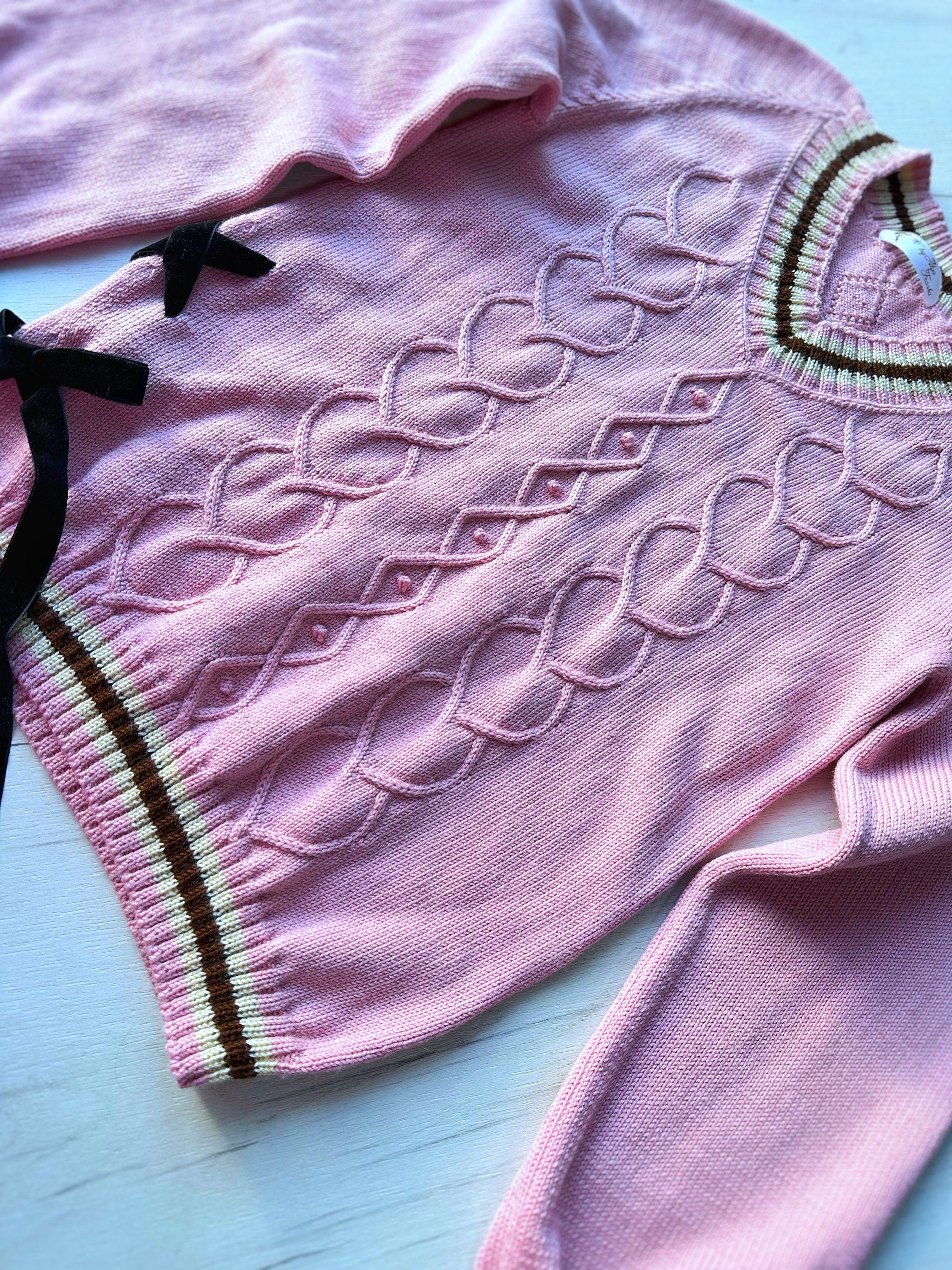 Wool knit Varsity sweater school cardigan national school crafters University style Baggy pullover Scandinavian minimalist style Gif for her