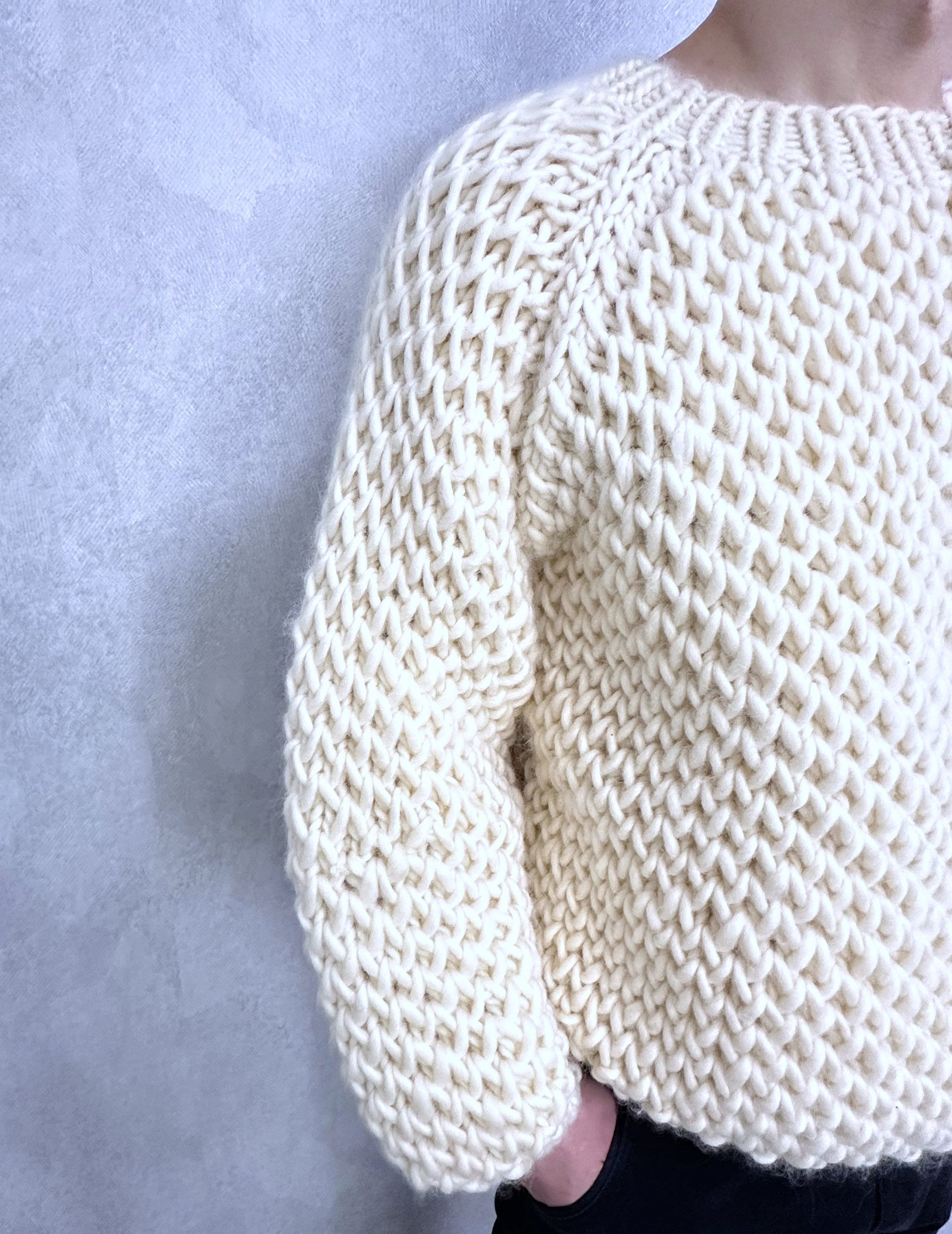 Chunky handknit Merino wool soft milk sweater Loose Fit Sweater Cable knit big pullover for men Hand knit Pastel sweater Alpaca sweater