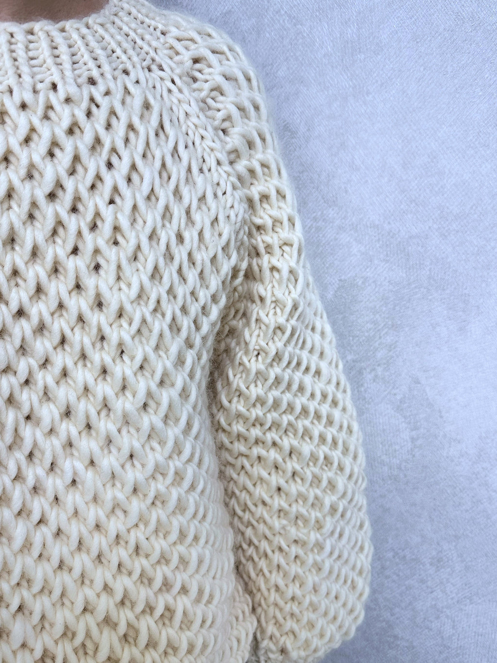 Chunky handknit Merino wool soft milk sweater Loose Fit Sweater Cable knit big pullover for men Hand knit Pastel sweater Alpaca sweater