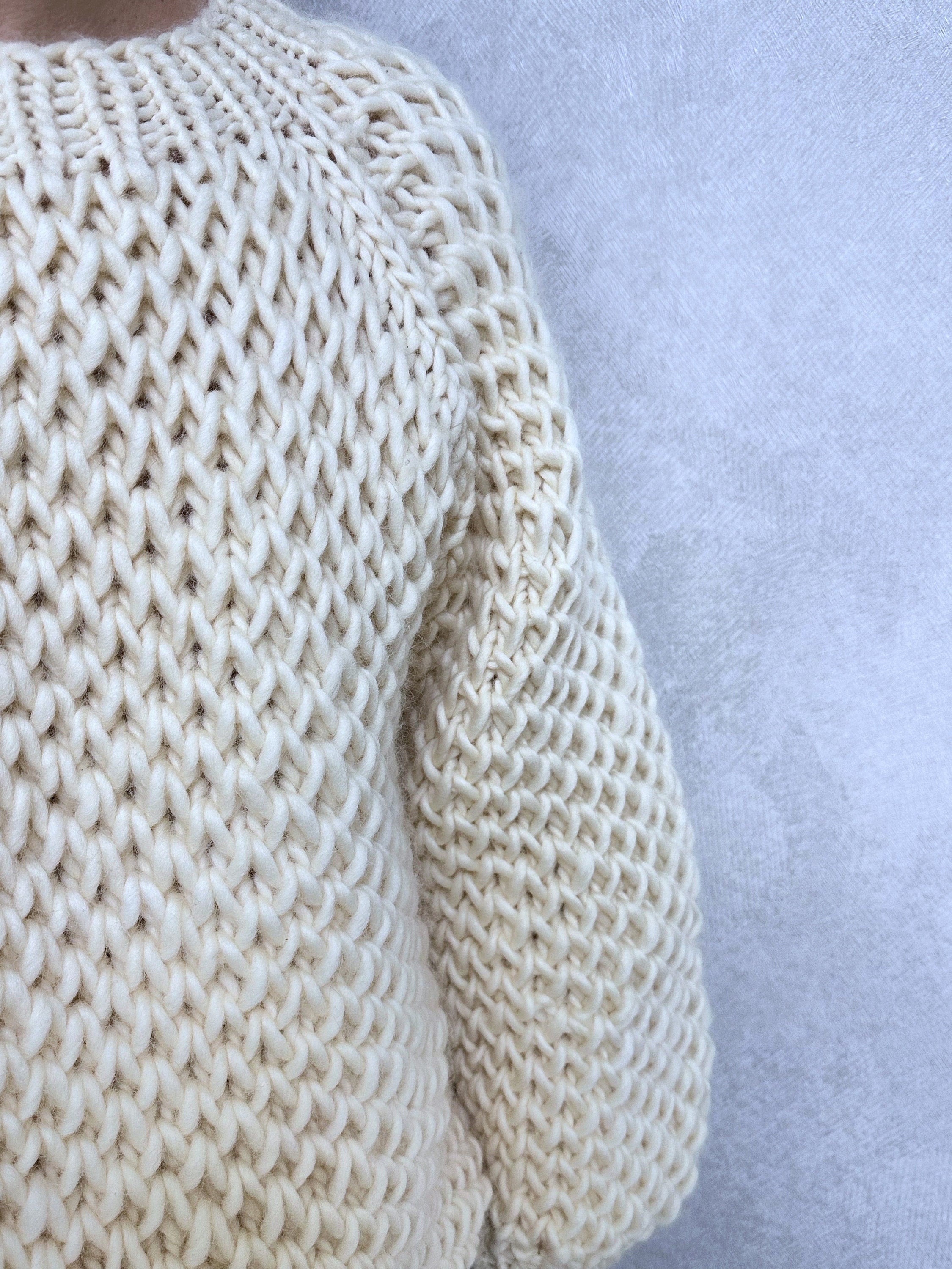 Chunky handknit Merino wool soft milk sweater Loose Fit Sweater Cable knit big pullover for men Hand knit Pastel sweater Alpaca sweater