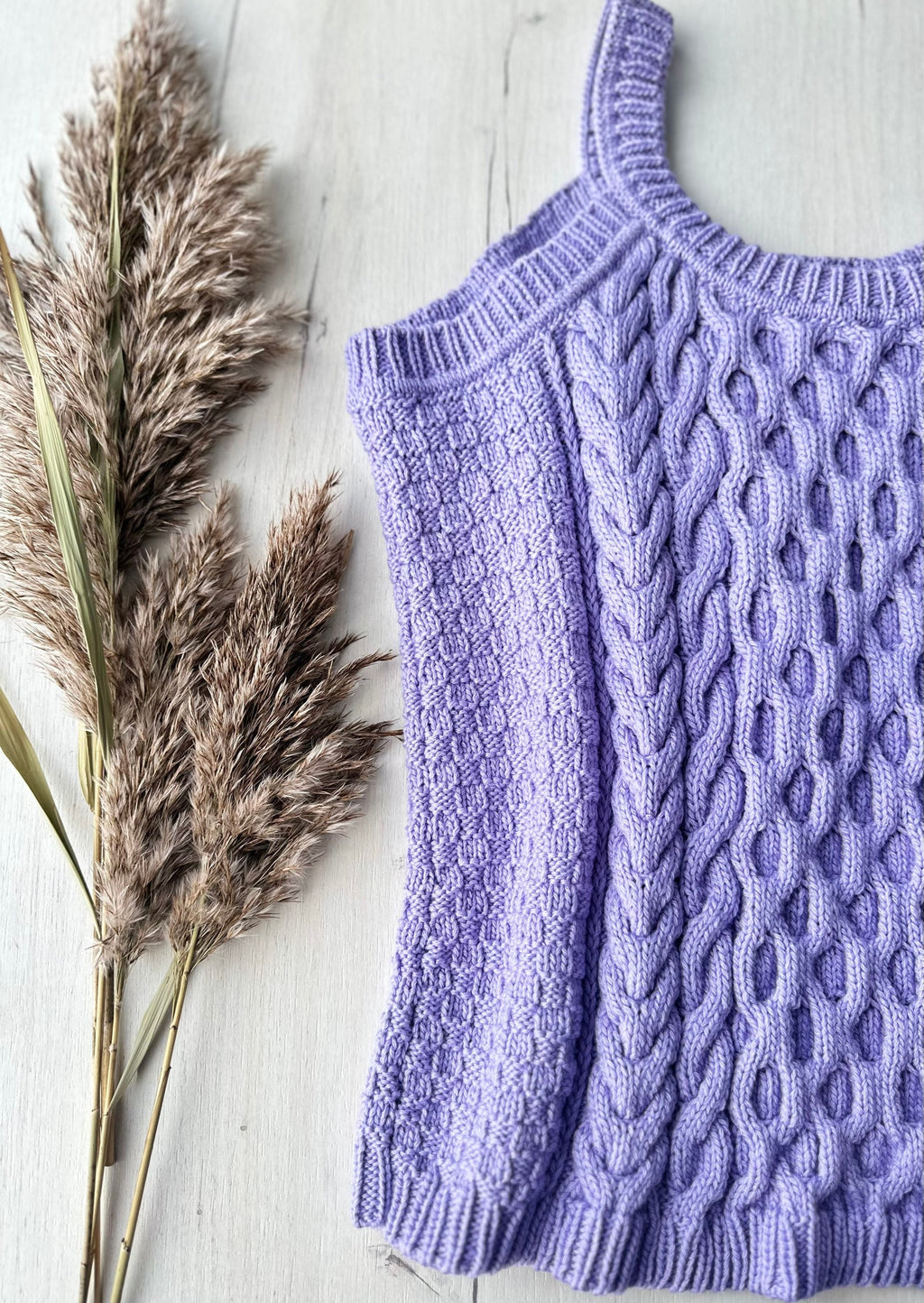 Hand knit violet lilac merino wool tank top sweater vest on straps Mоre color Long tank top Autumn winter vest Sleeveless Vest