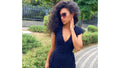 Black Organic Cotton Crochet Midi Summer Dress for Women Openwork bohemian dress Womens V-neckline Short sleeve Dress - robe
