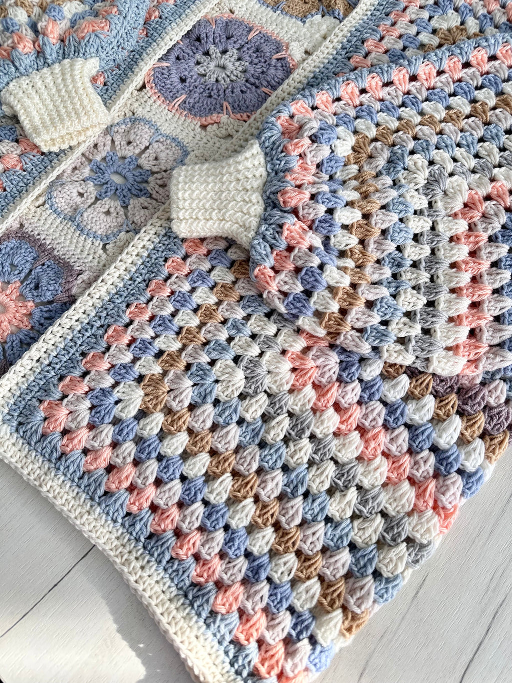 Crochet pastel colorful cardigan Crochet granny square cardigan Patchwork sweater women Jacket Croch coat Boho cardigan Afghan Coat Festival