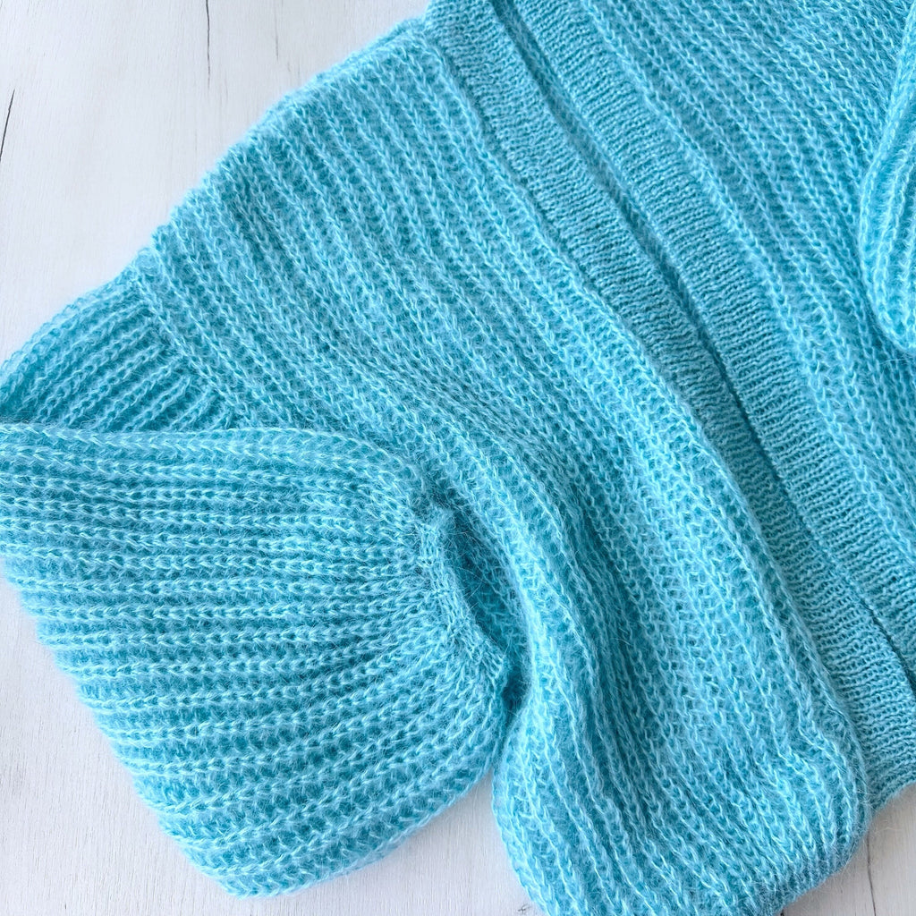 Mohair cardigan Blue Turquoise women Wedding cardigan Mohair sweater White knitted coat Jacket Women Bridal shrug bolero wool short cardigan