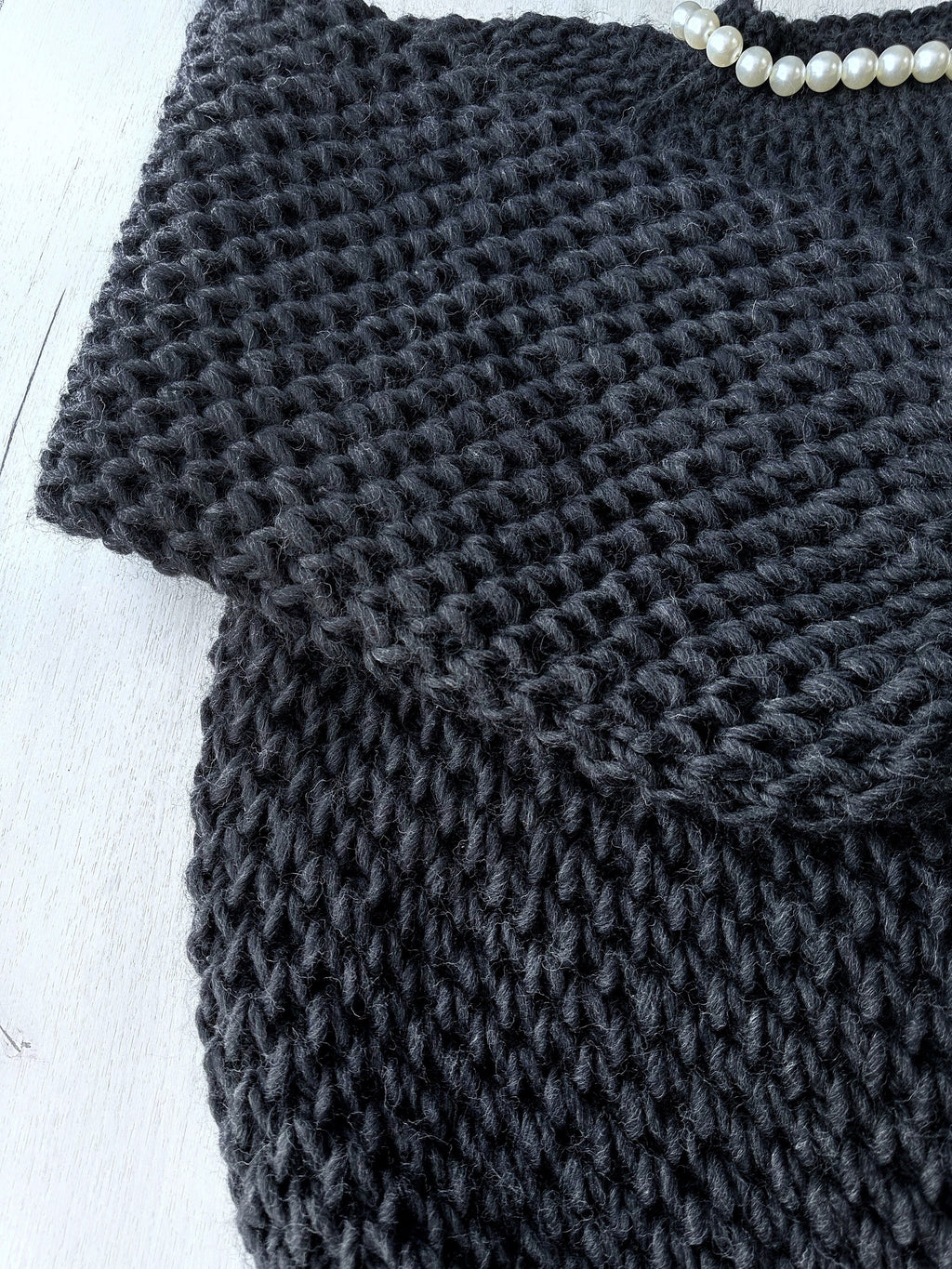 Alpaca wool hand knit large chunky knit black white sweater unisex Loose Fit Sweater Cable knit big pullover gender neutral