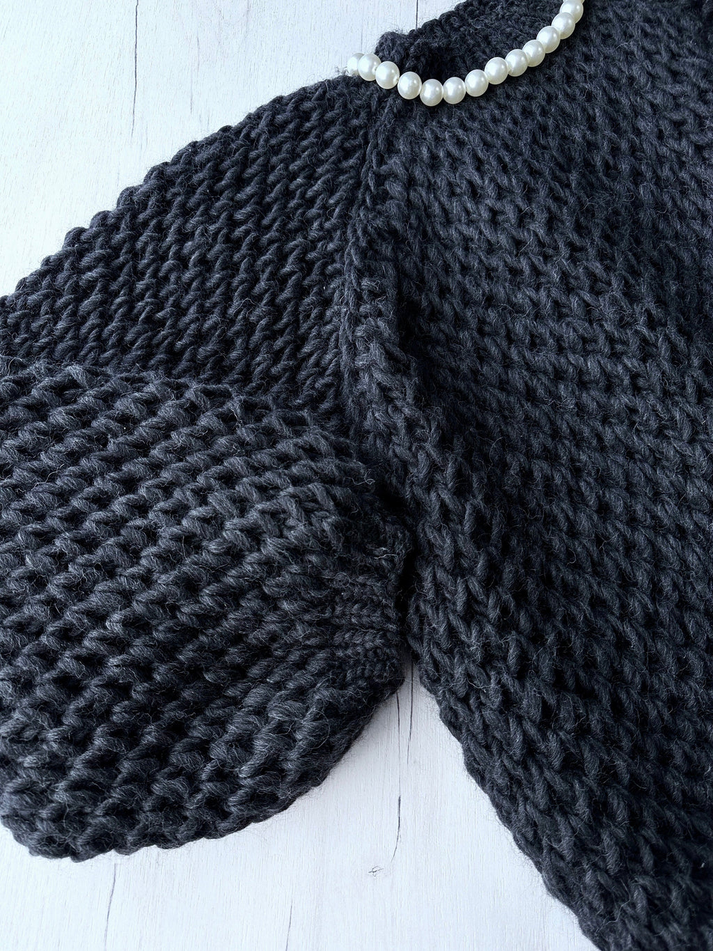 Chunky handknit Merino wool soft milk / black sweater Loose Fit Sweater Cable knit big pullover for woman Knit Pastel sweater Alpaca sweater