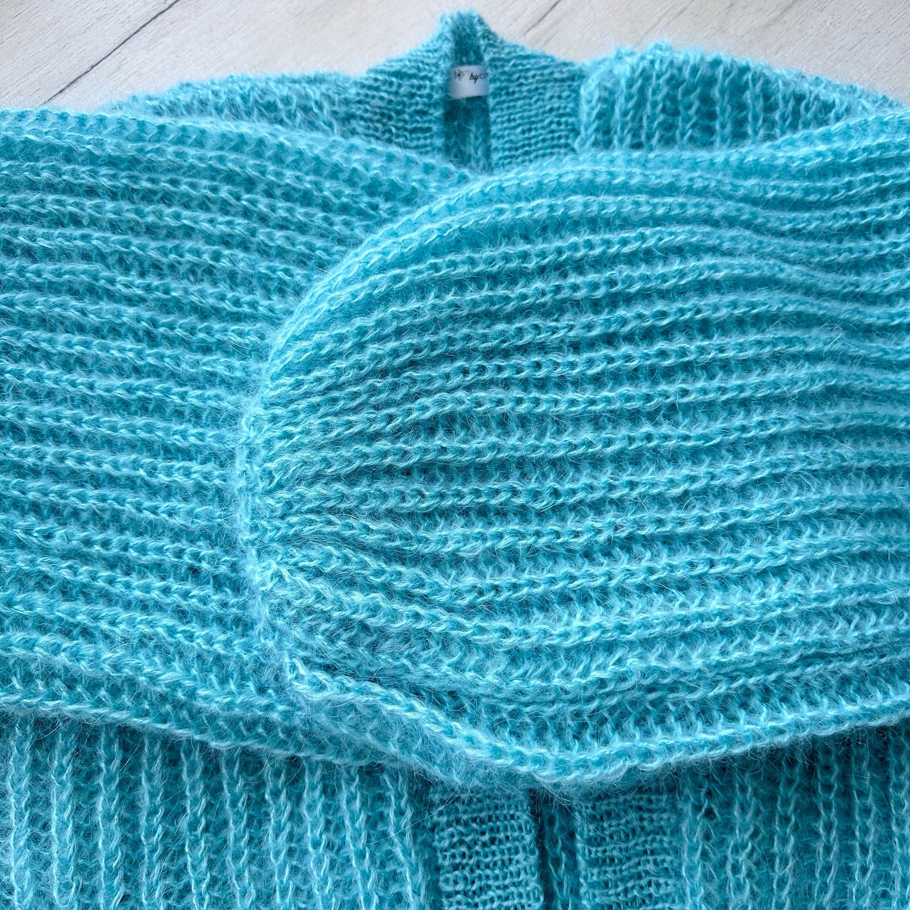 Mohair cardigan Blue Turquoise women Wedding cardigan Mohair sweater White knitted coat Jacket Women Bridal shrug bolero wool short cardigan