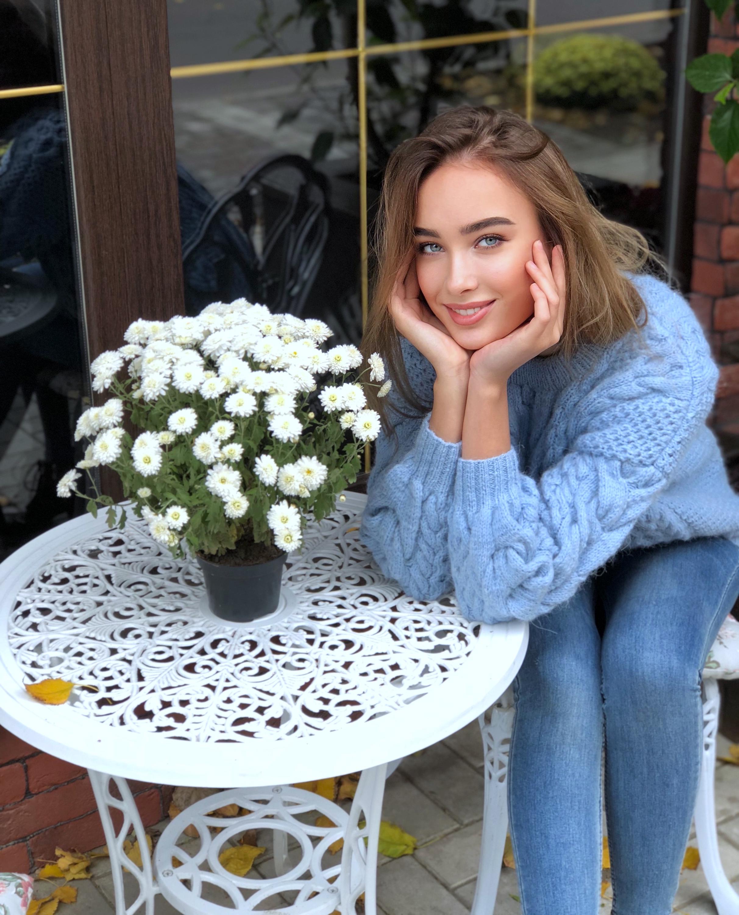 Chunky knit blue Alpaca wool sweater womens Warm merino wool fall pullover Cable knit sweater Loose hand knit holiday sweater