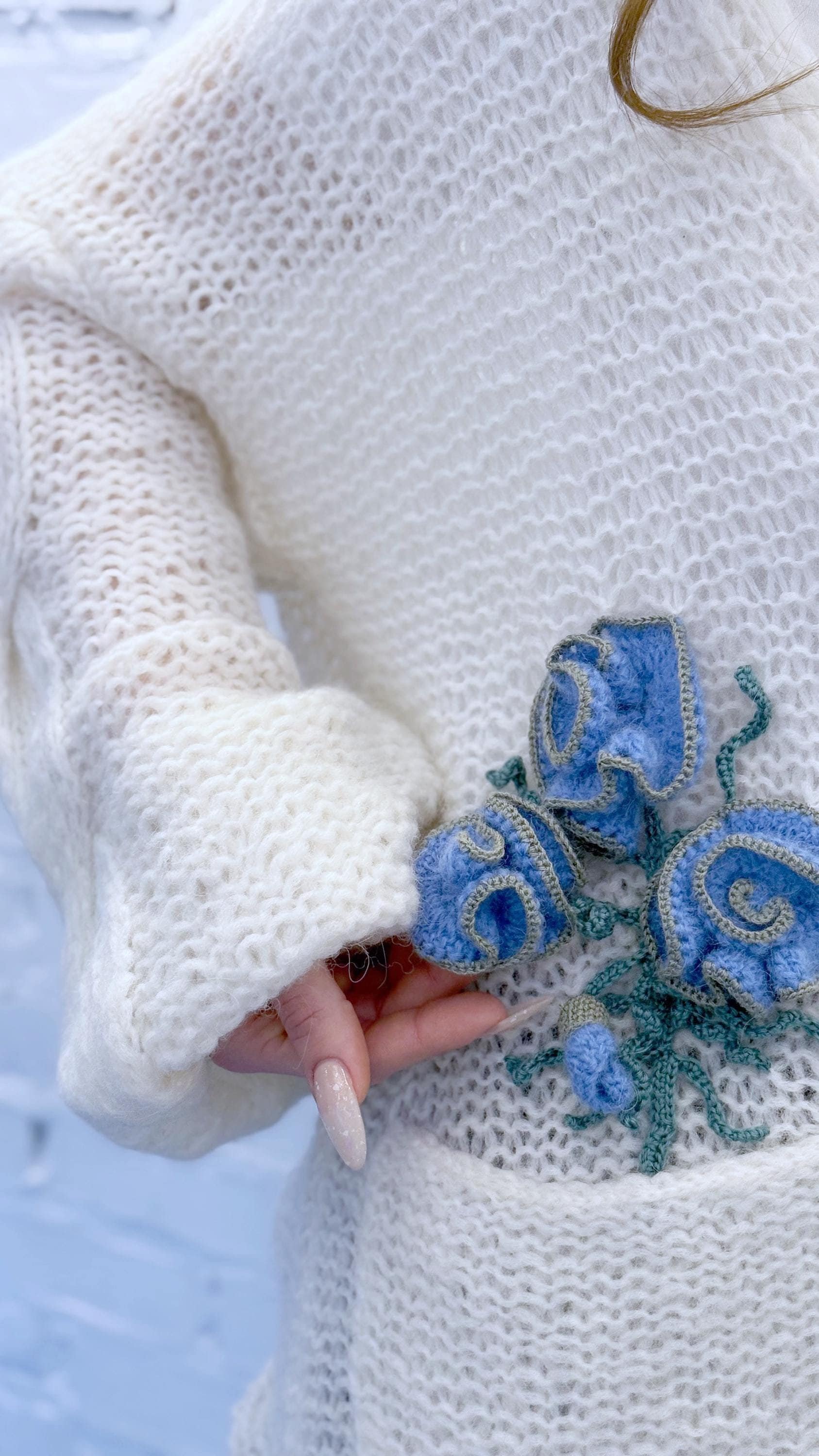 Hand knit Alpaca Merino wool soft Milk cardigan women Wedding cardigan Air sweater White knitted coat Jacket Women Bridal shrug bolero wool
