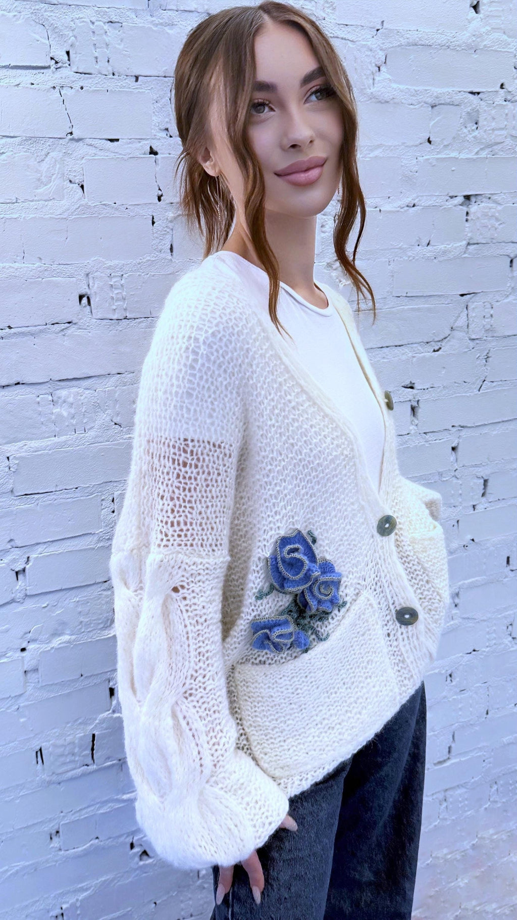 Hand knit Alpaca Merino wool soft Milk White cardigan women Wedding cardigan Air sweater knitted coat Jacket Women Bridal shrug bolero wool
