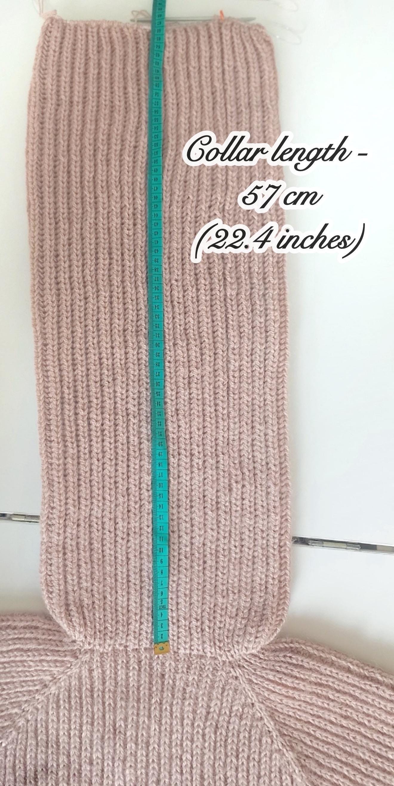 Cable knit beige mohair mix big collar sweater Chunky Knit Turtleneck Pastel pullover Womens Jumper merino mix wool winter sweater