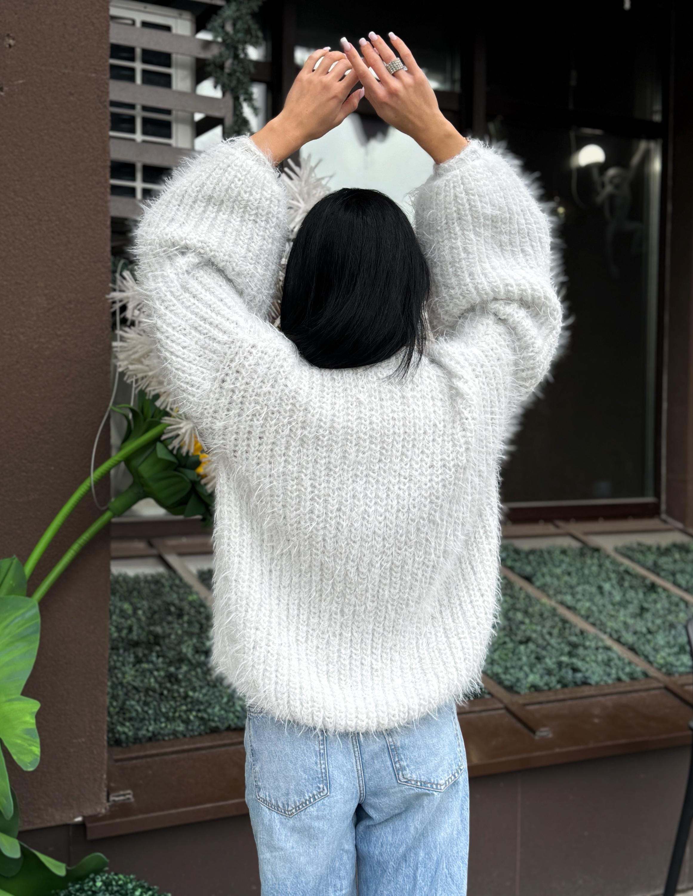 Merino wool pastel ashen white gray crop fluffy cardigan women Wedding cardigan Mohair sweater Hand knitted coat Jacket Bridal shrug bolero