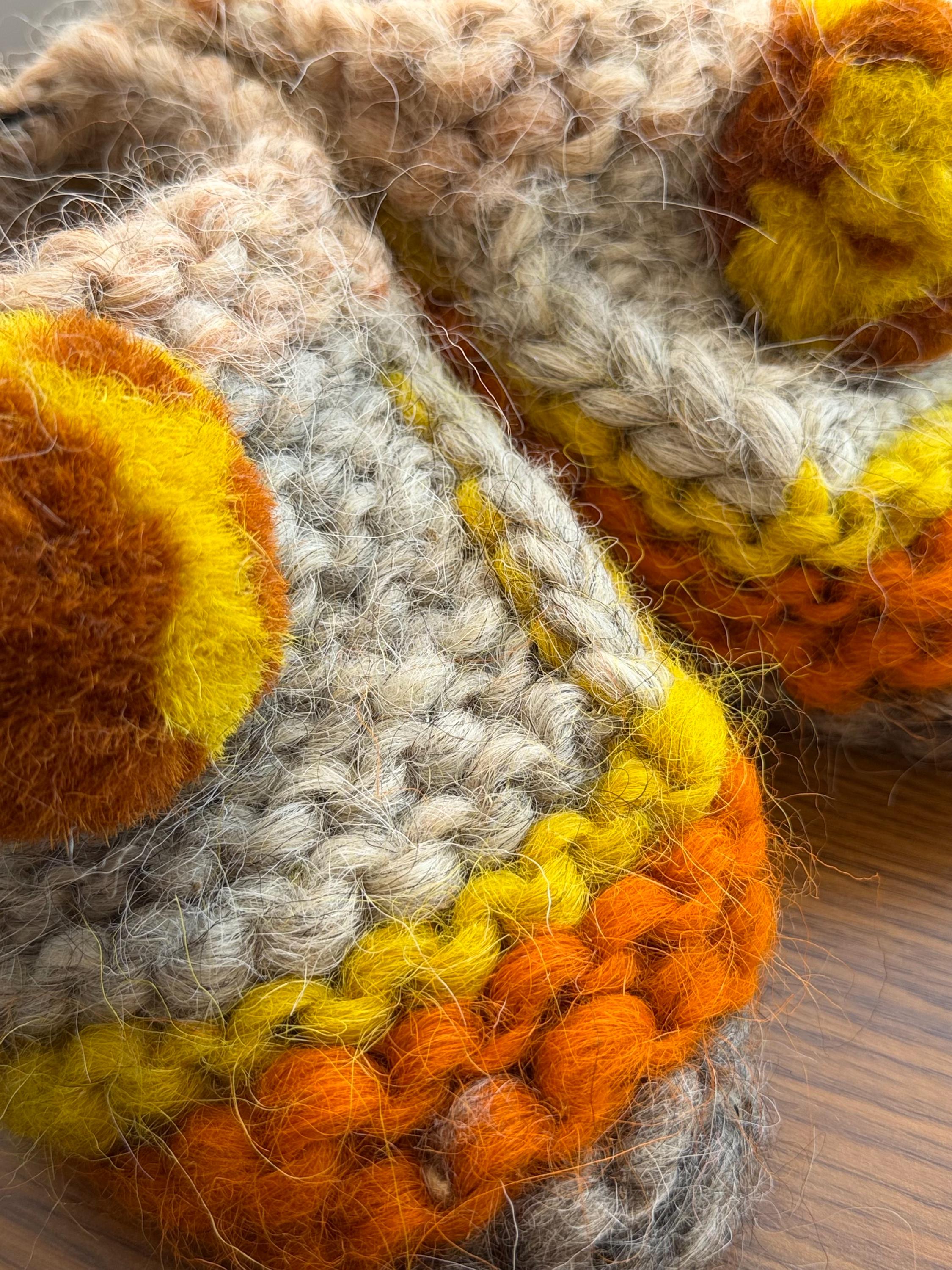 Knitted slippers made of chunky sheep wool Woolen Socks Hand knitted Carpathian socks Sheep wool goat wool From Ukraine with love
