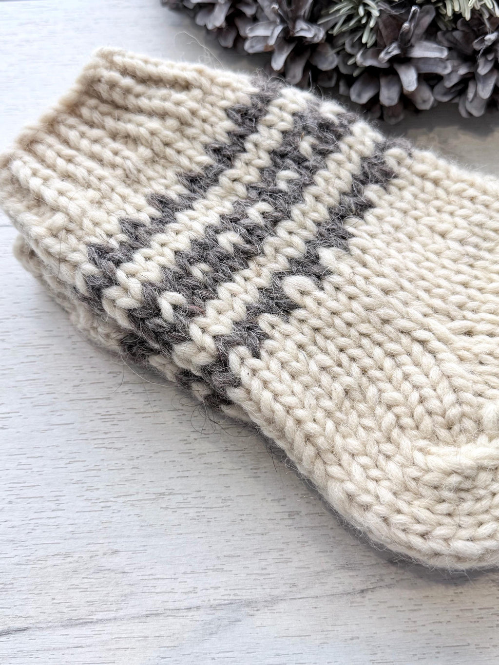 Hand knit socks made of chunky sheep wool Woolen Socks Hand knitted Carpathian socks Sheep wool goat wool From Ukraine with love