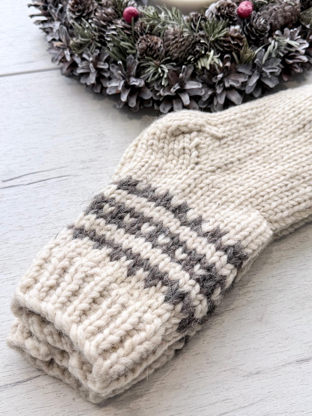Hand knit socks made of chunky sheep wool Woolen Socks Hand knitted Carpathian socks Sheep wool goat wool From Ukraine with love