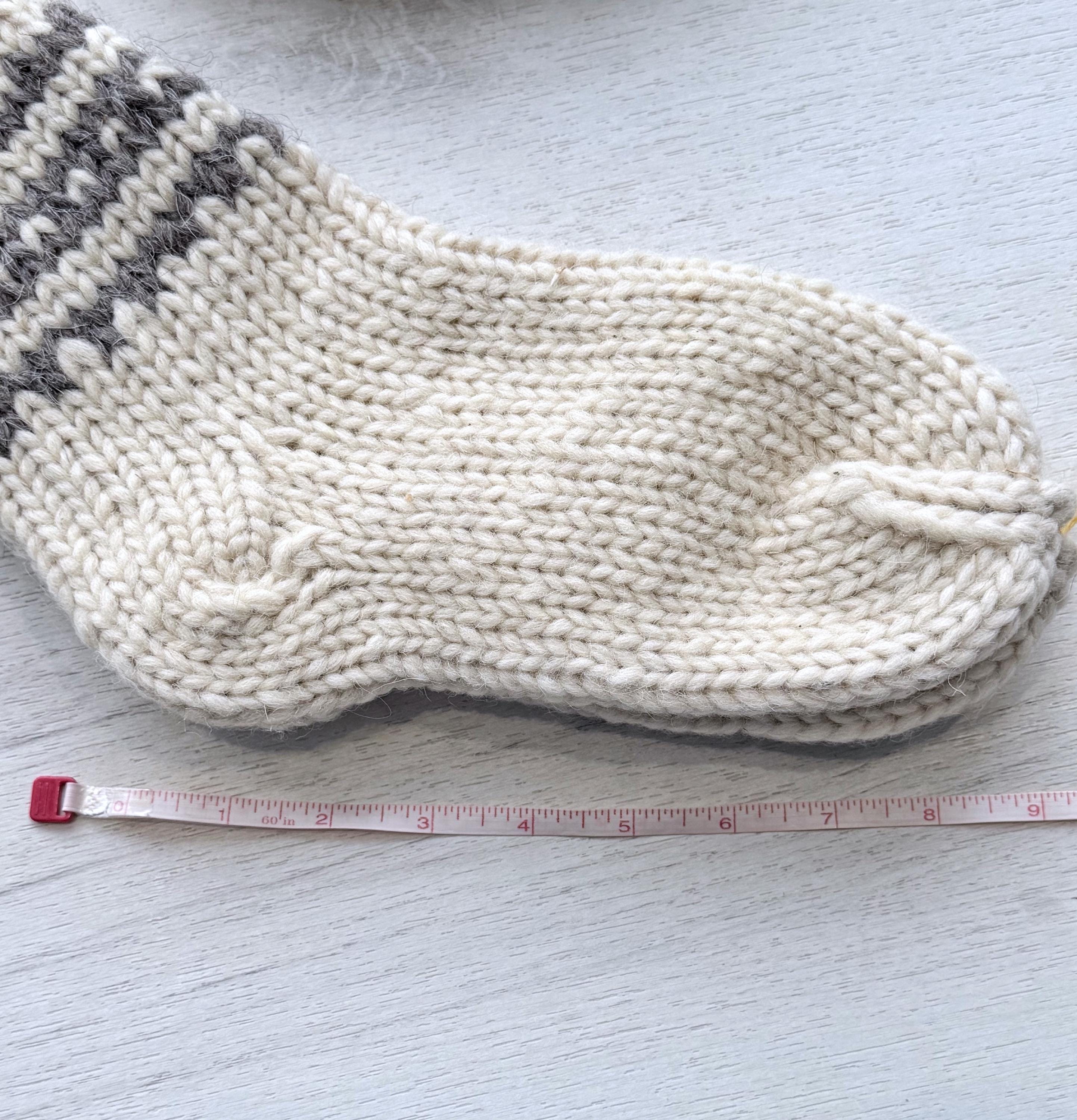 Hand knit socks made of chunky sheep wool Woolen Socks Hand knitted Carpathian socks Sheep wool goat wool From Ukraine with love