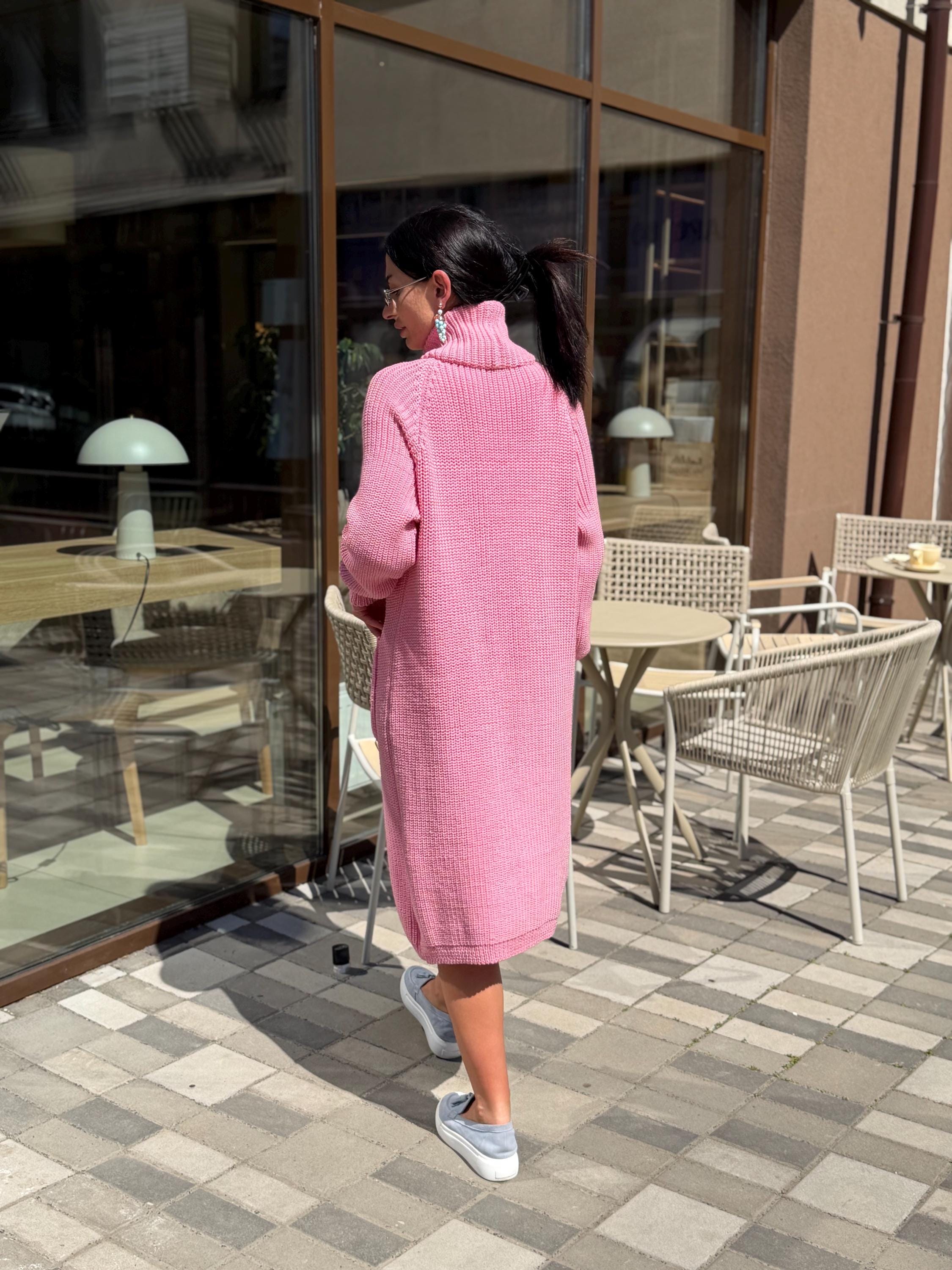 Soft Pink Handmade Cardigan, Merino Wool Long Knit Coat, Belted Cozy Sweater, Chunky Knit Women Cardigan, Luxury Knitwear