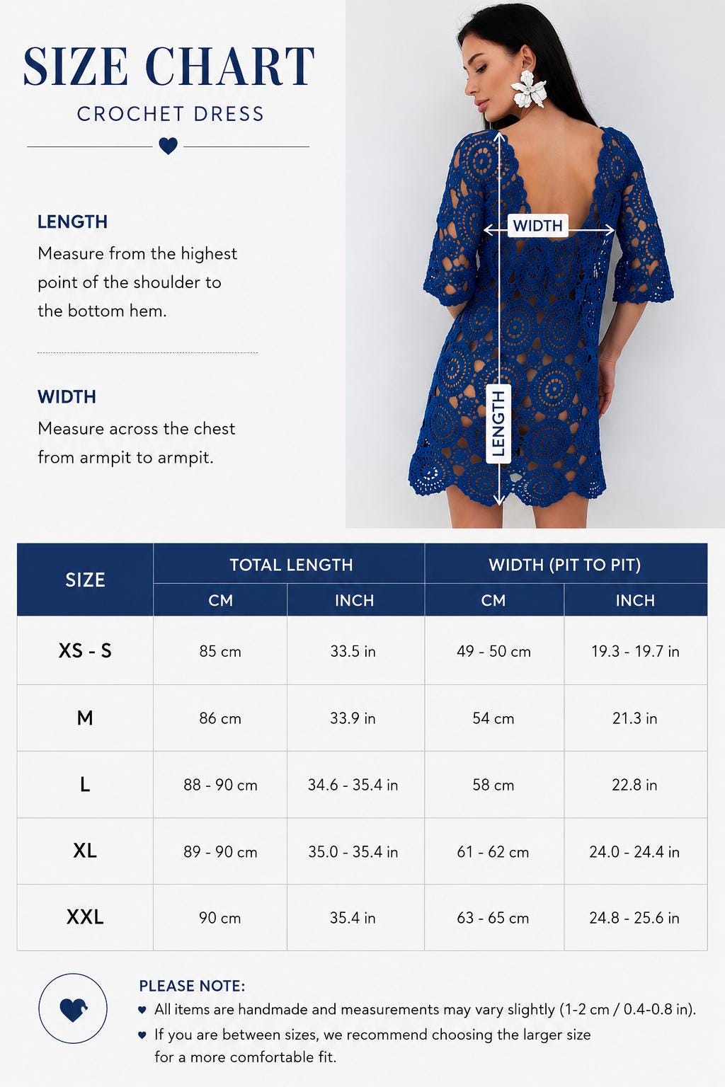 Royal Blue Crochet Dress, Handmade cover-up Openwork Mini Dress, Backless Boho Beach Cover Up, Cotton Lace Tunic, Festival Summer Dress